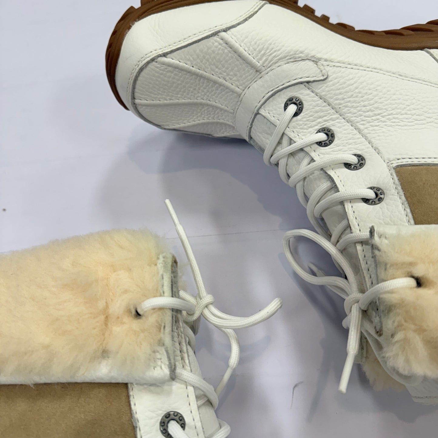 Boots Designer By Ugg In White, Size: 10