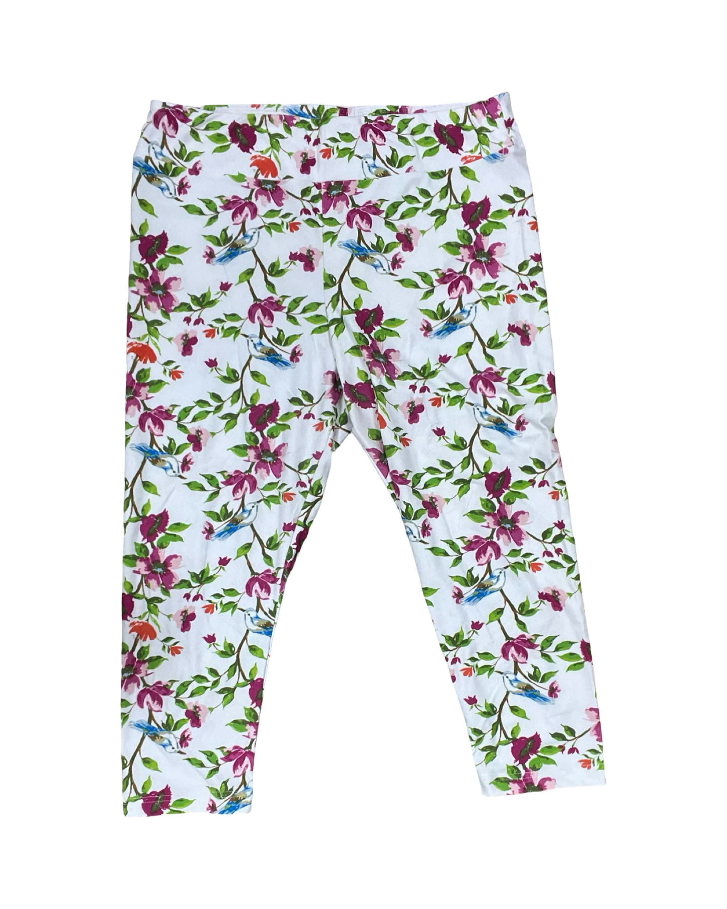 Pants Leggings By Time And Tru In Floral Print, Size:L