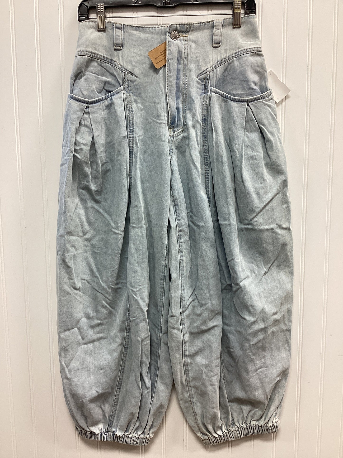 Jeans Wide Leg By Cmc In Blue Denim, Size:S