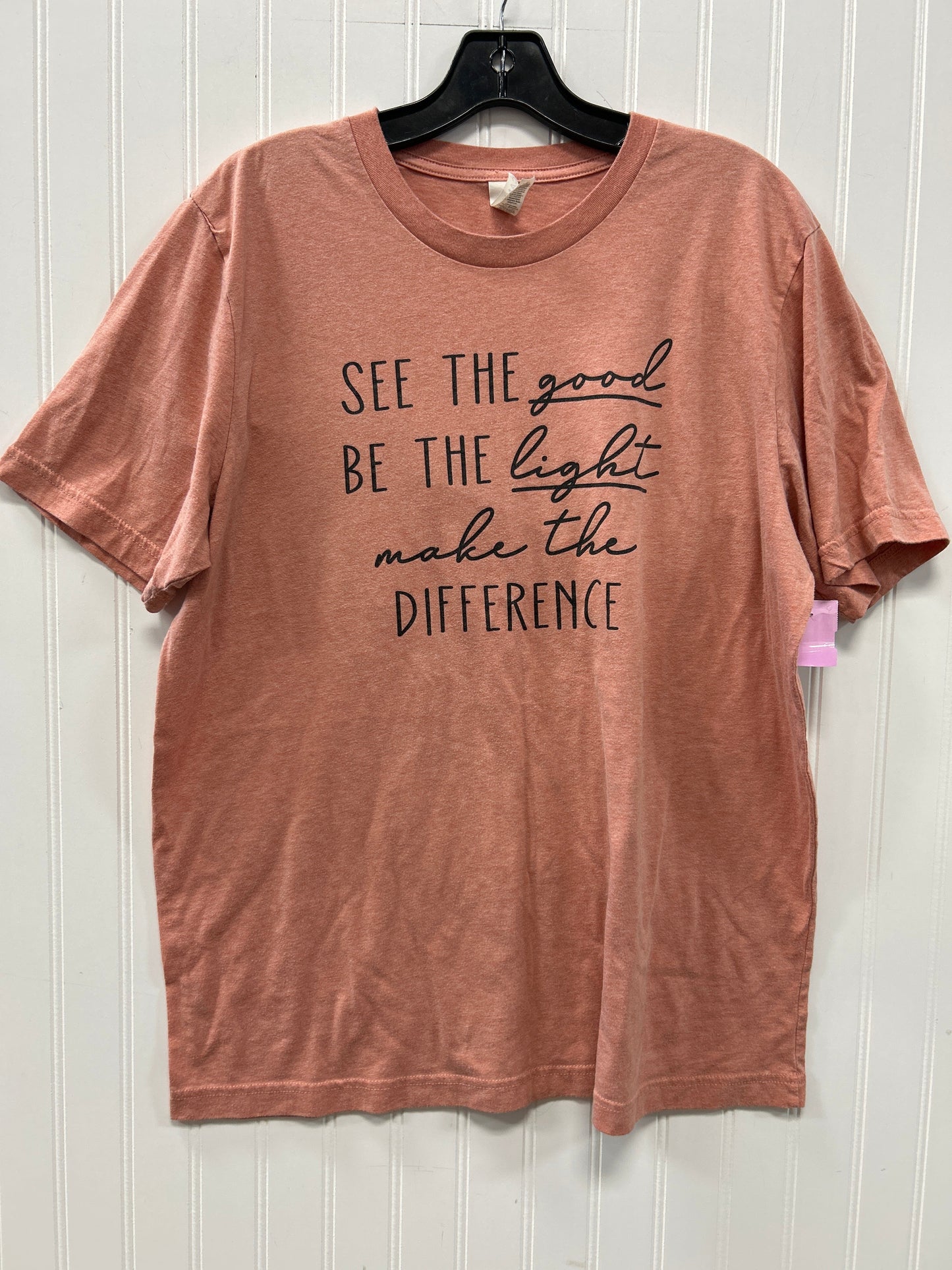 Top Ss By Bella + Canvas In Coral, Size:Xl