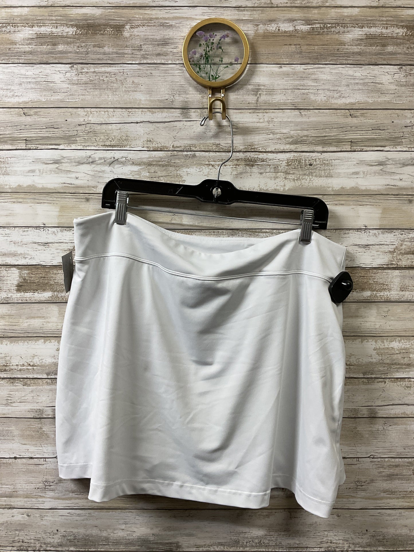 Athletic Skort By Fila In White, Size:Xxxl