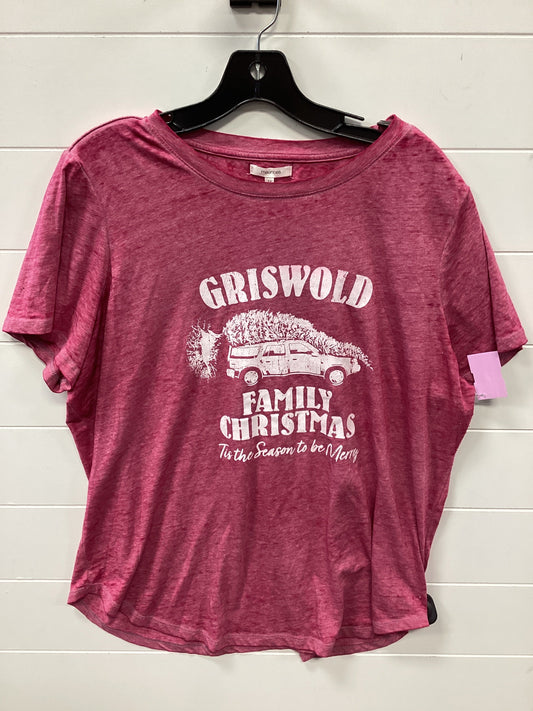 Top Ss By Maurices In Pink, Size:Xl