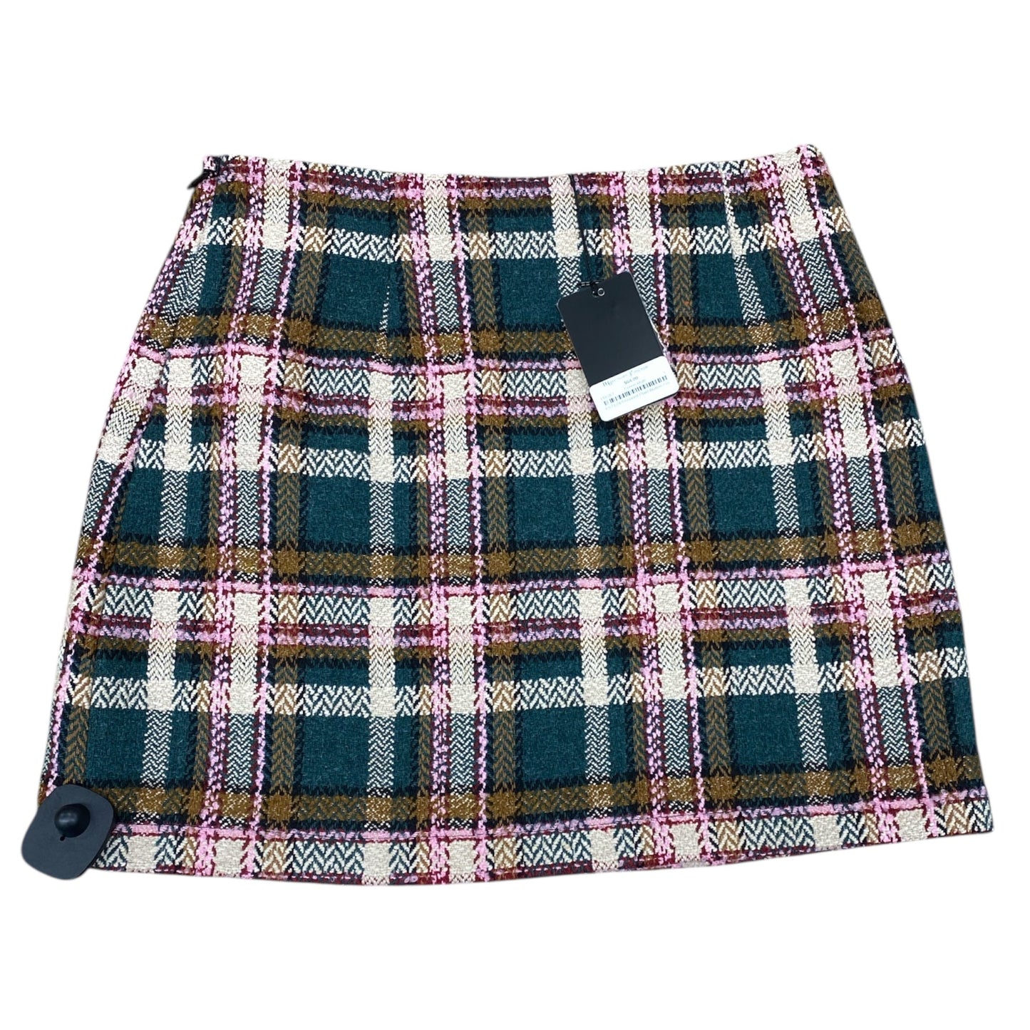 Skirt Mini & Short By Fate In Plaid Pattern, Size:L