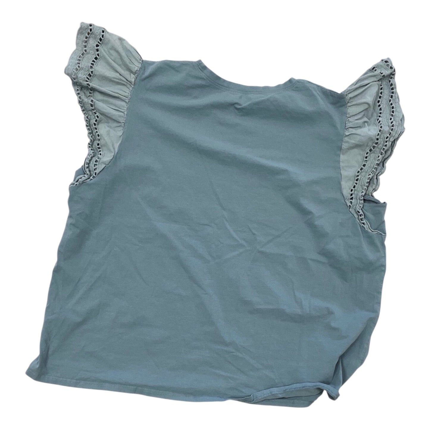 Top Ss By Clothes Mentor In Aqua, Size:4X