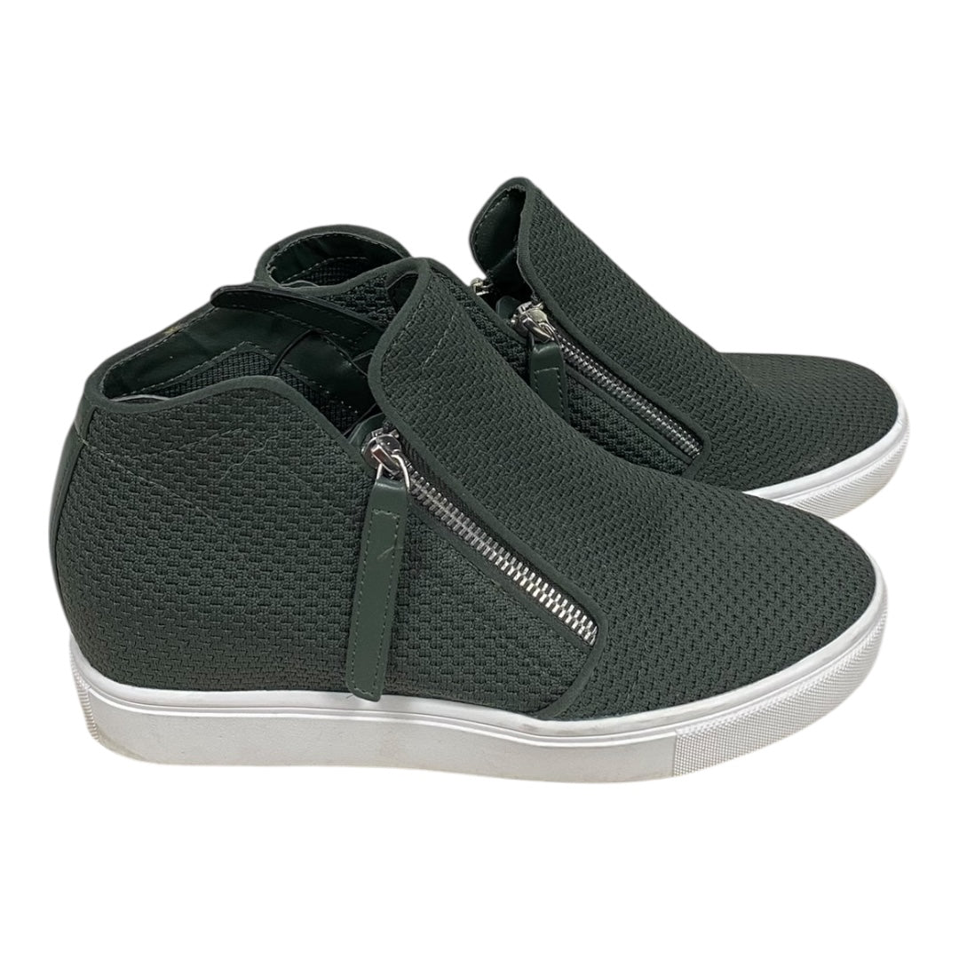 Boots Ankle Heels By Steve Madden In Green, Size:8