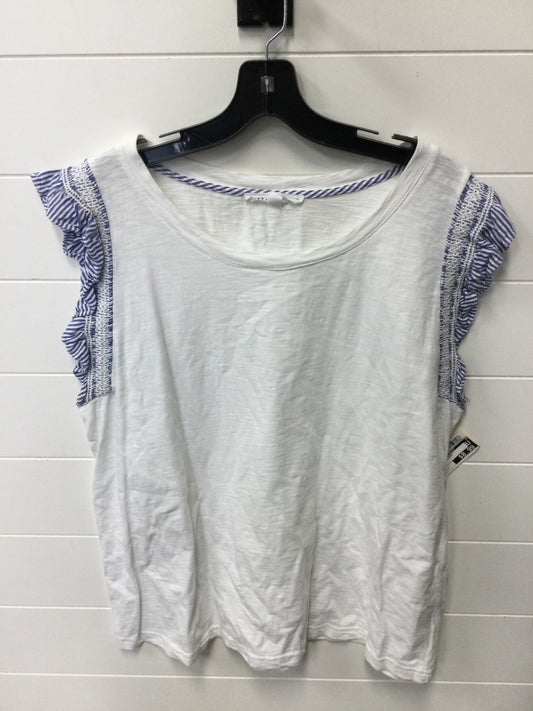 Top Sleeveless By Jane And Delancey In White, Size:Xl
