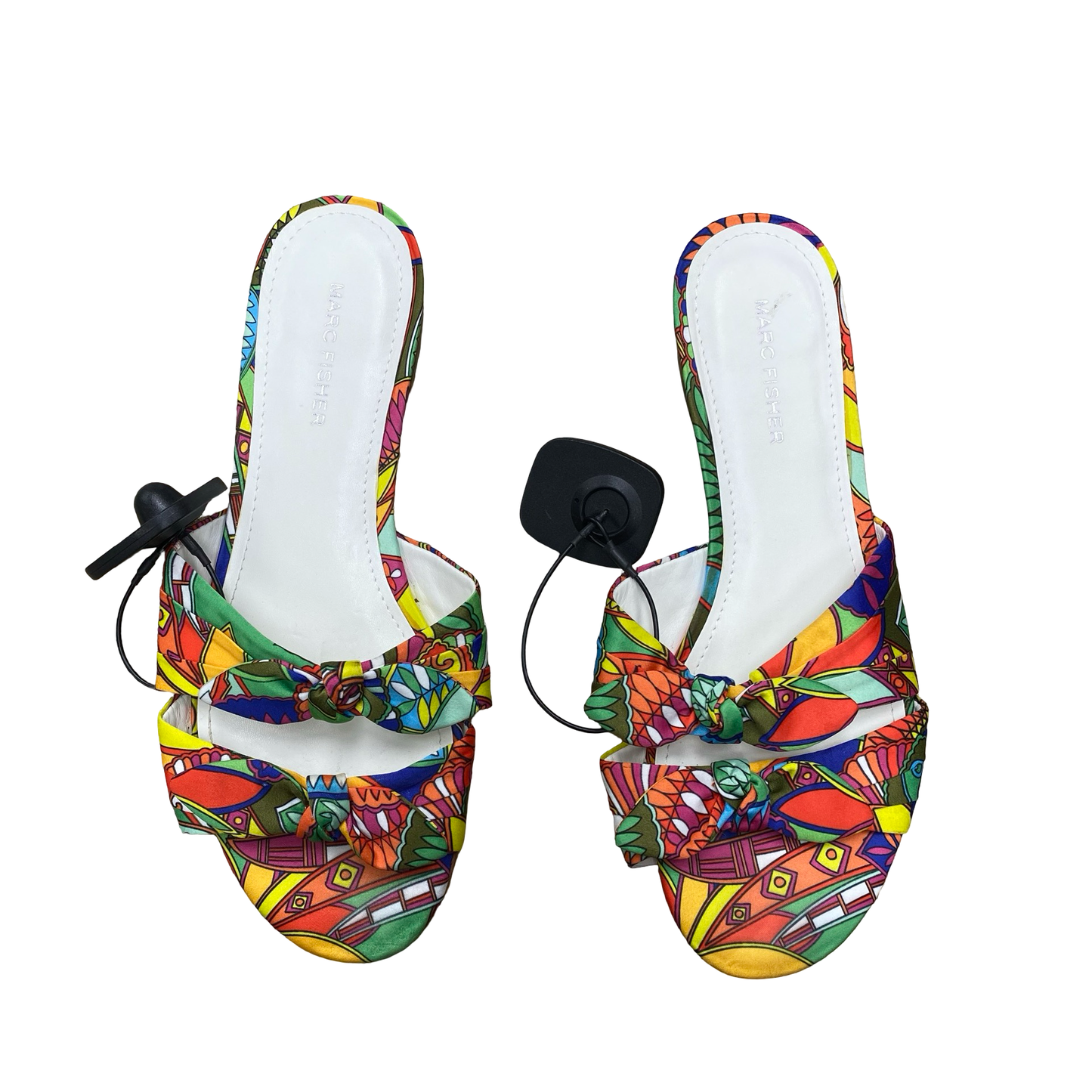Sandals Flats By Marc Fisher In Multi, Size:8.5