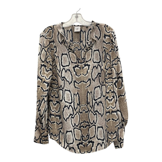 Top Ls By Cabi In Tan, Size:S