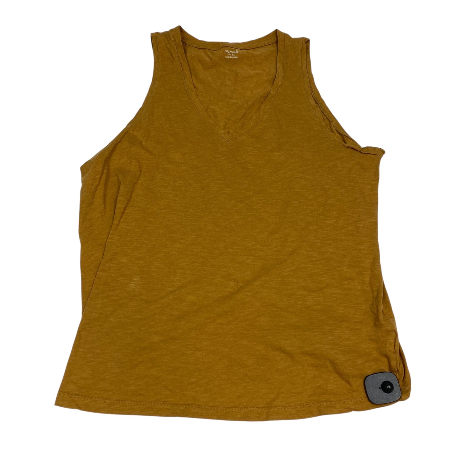 TOP SLEEVELESS BASIC by MADEWELL in BROWN, Size:1X