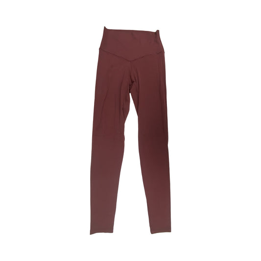 Athletic Leggings By Offline In Maroon, Size:S