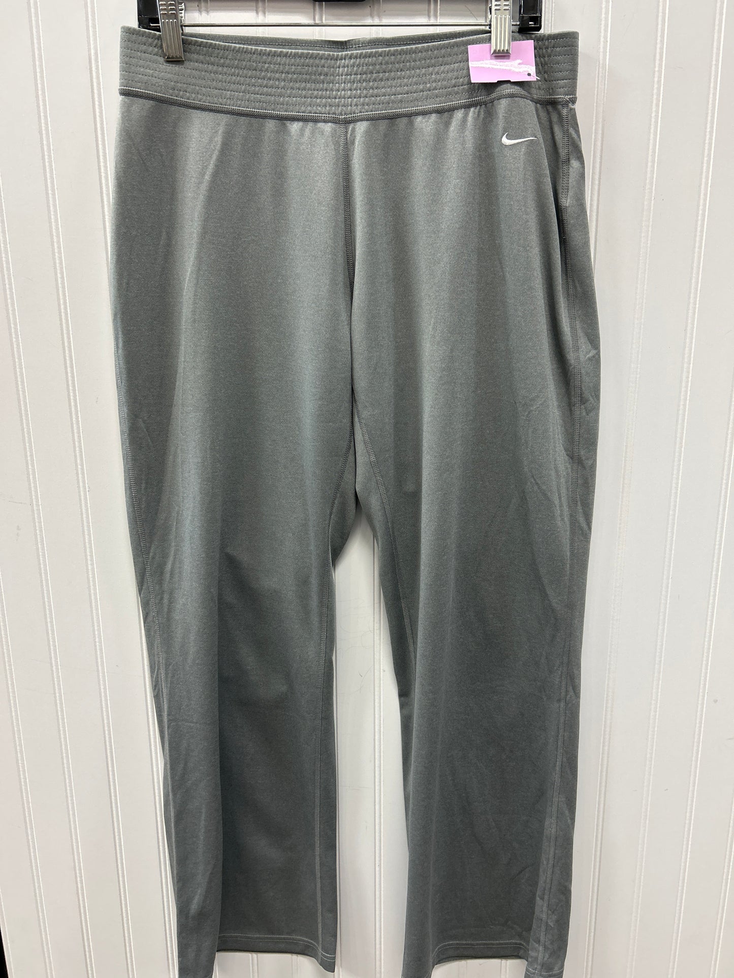 Athletic Pants By Nike Apparel In Grey, Size:L