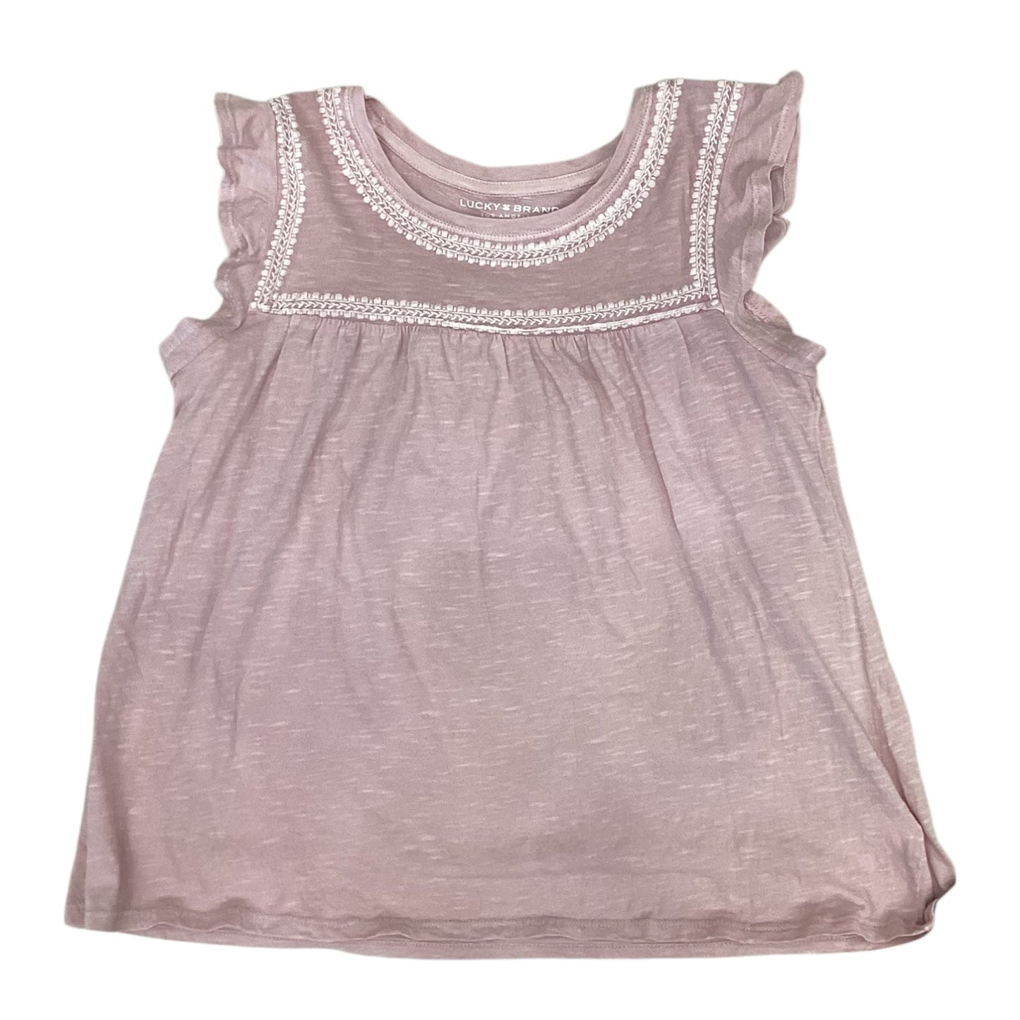 Top Sleeveless By Lucky Brand In Pink, Size:M