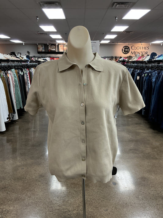 Top Ss By Clothes Mentor In Tan, Size:S