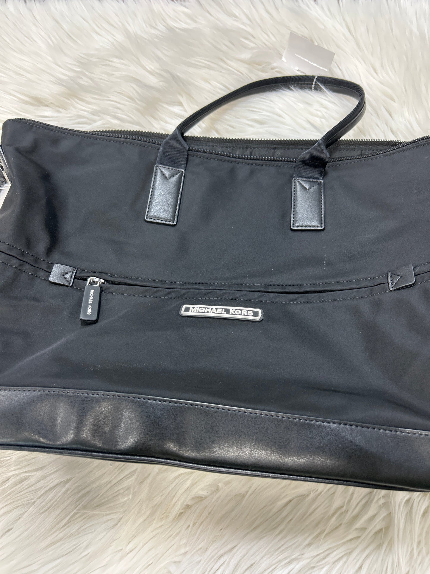 Tote Designer By Michael Kors In Black, Size:Large