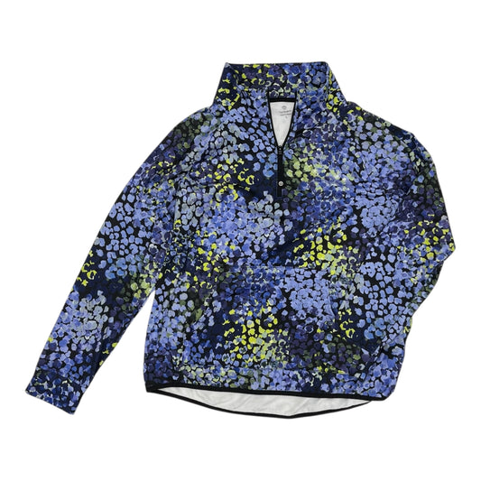 Athletic Top Ls Collar By Talbots In Floral Print, Size:L