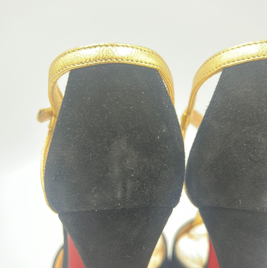 40% OFF! Christian Louboutin Glennalta Luxury Designer Heels, Size: 5