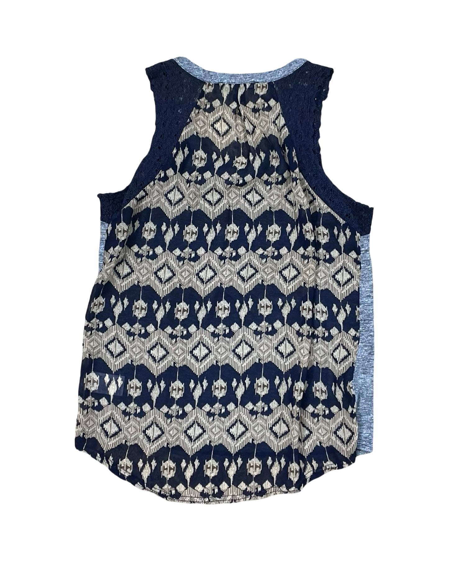 Top Sleeveless By Miss Me In Blue, Size:S