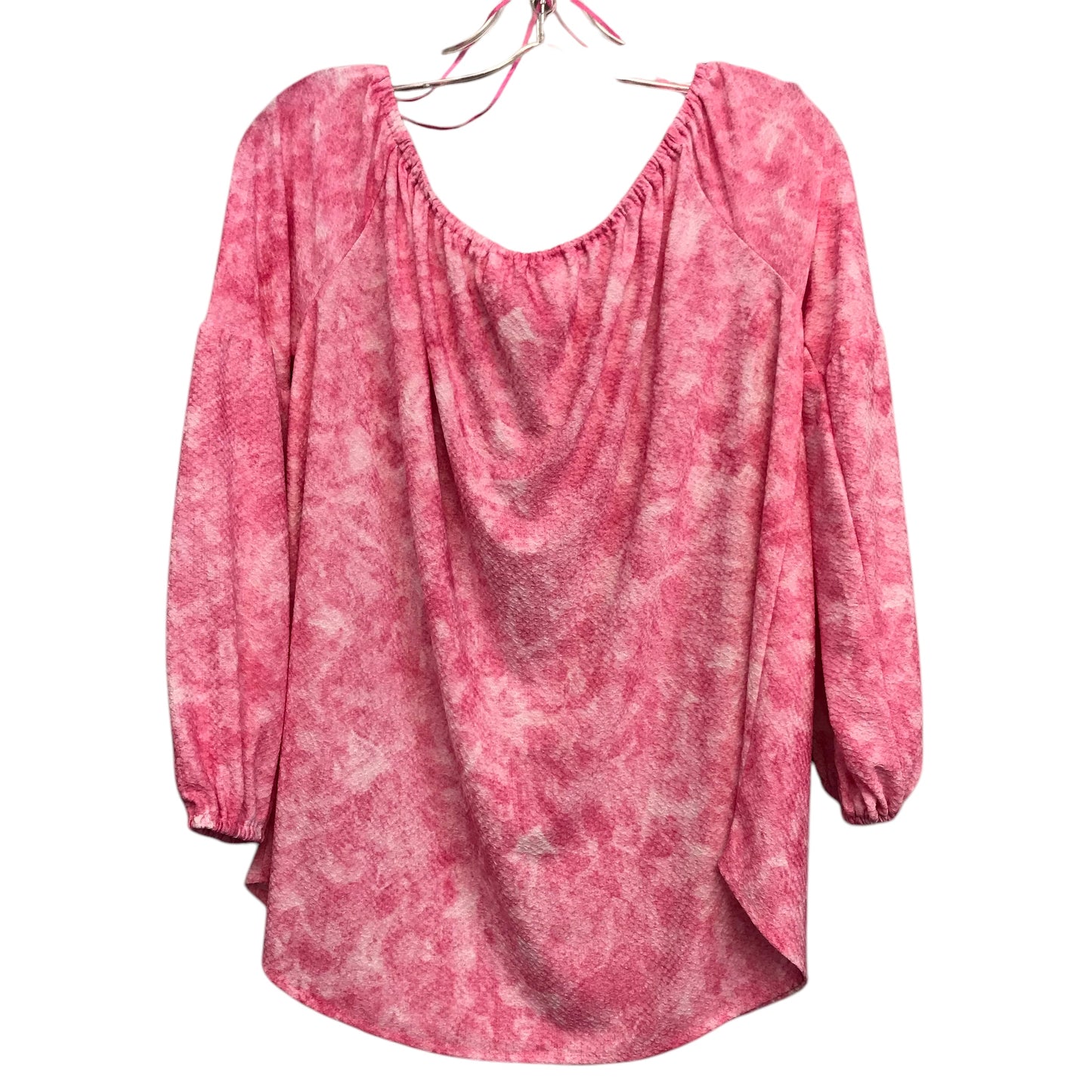 Top Ls By Michael By Michael Kors In Pink & White, Size:M