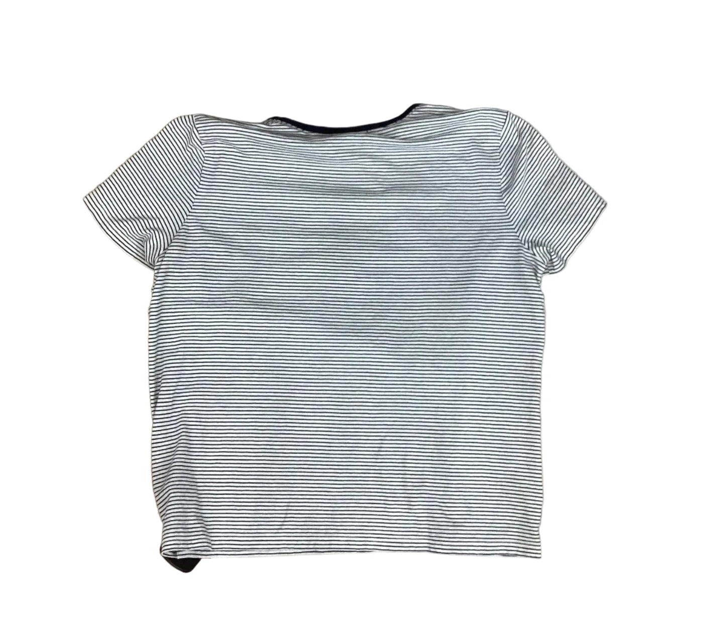 Top Ss By Lauren By Ralph Lauren In Striped Pattern, Size:L