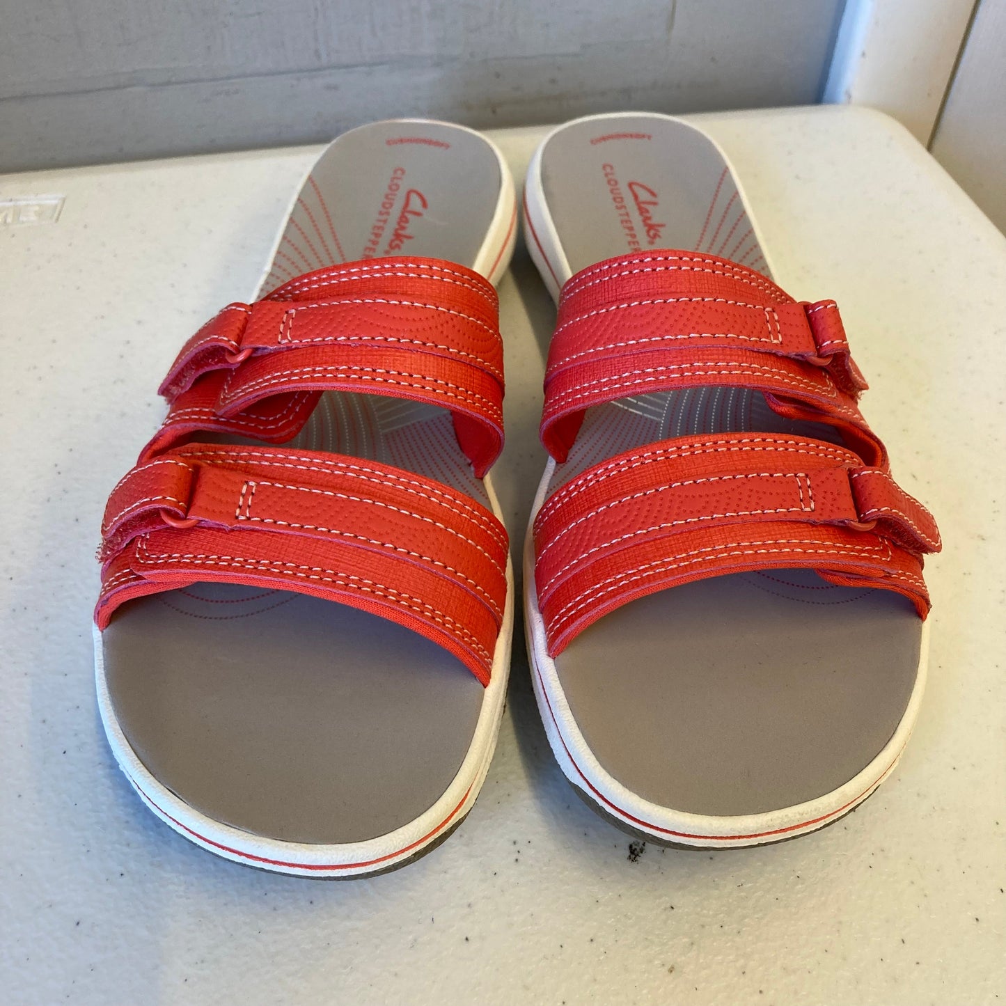Sandals Sport By Clarks In Coral, Size:8