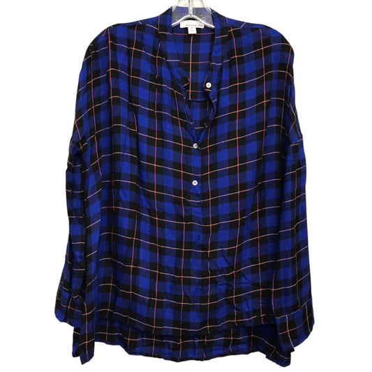Top Ls By Allison Joy In Plaid Pattern, Size:S