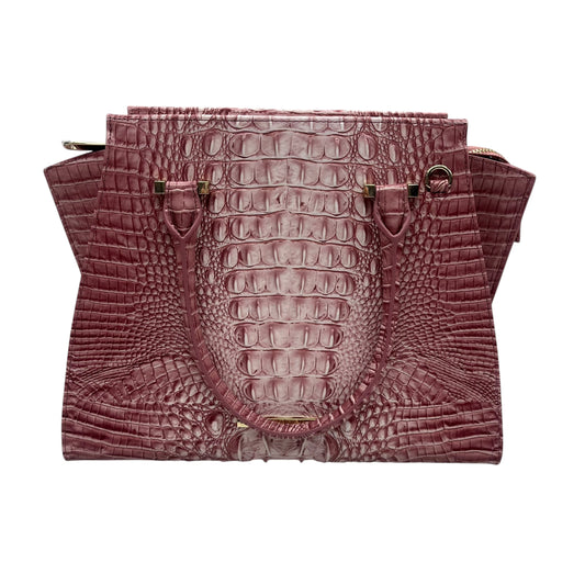 Handbag Designer By Brahmin In Pink, Size:Medium