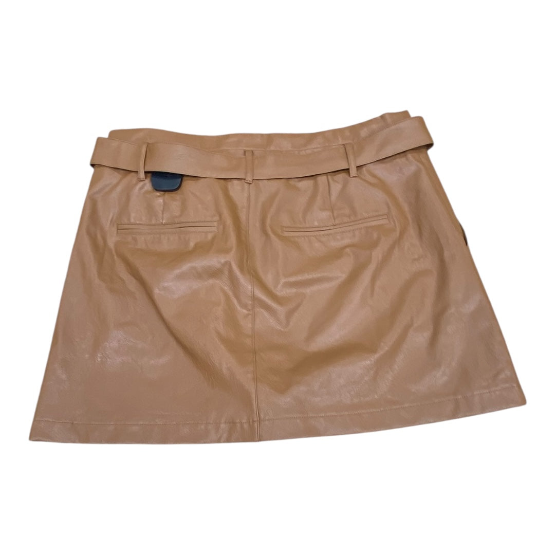 Skirt Mini & Short By Paige In Brown, Size:L