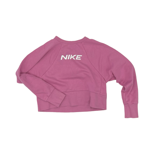 Athletic Sweatshirt Crewneck By Nike Apparel In Pink, Size:Xs