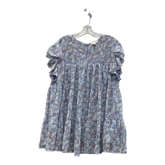 Top Ss By Chicsoul In Blue, Size:Xl