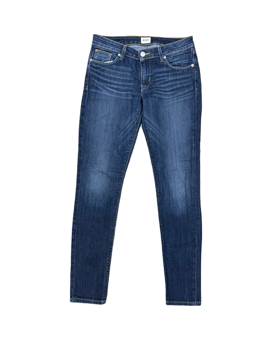 Jeans Skinny By Hudson In Blue Denim, Size:6