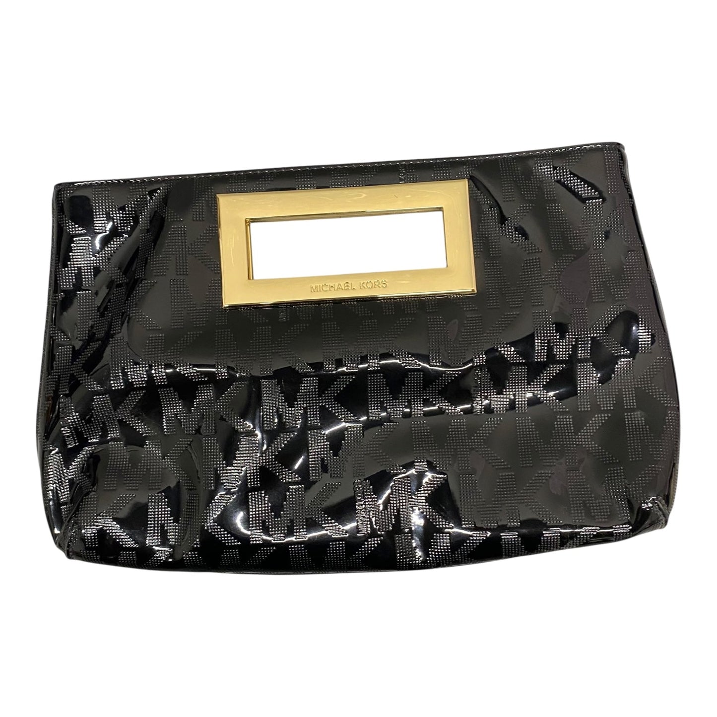 Clutch Designer By Michael Kors In Black, Size:Medium