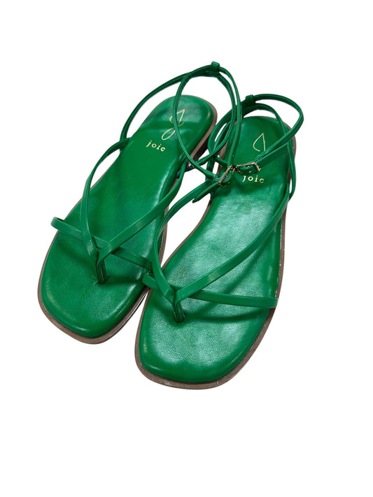Sandals Flats By Joie In Green, Size:8