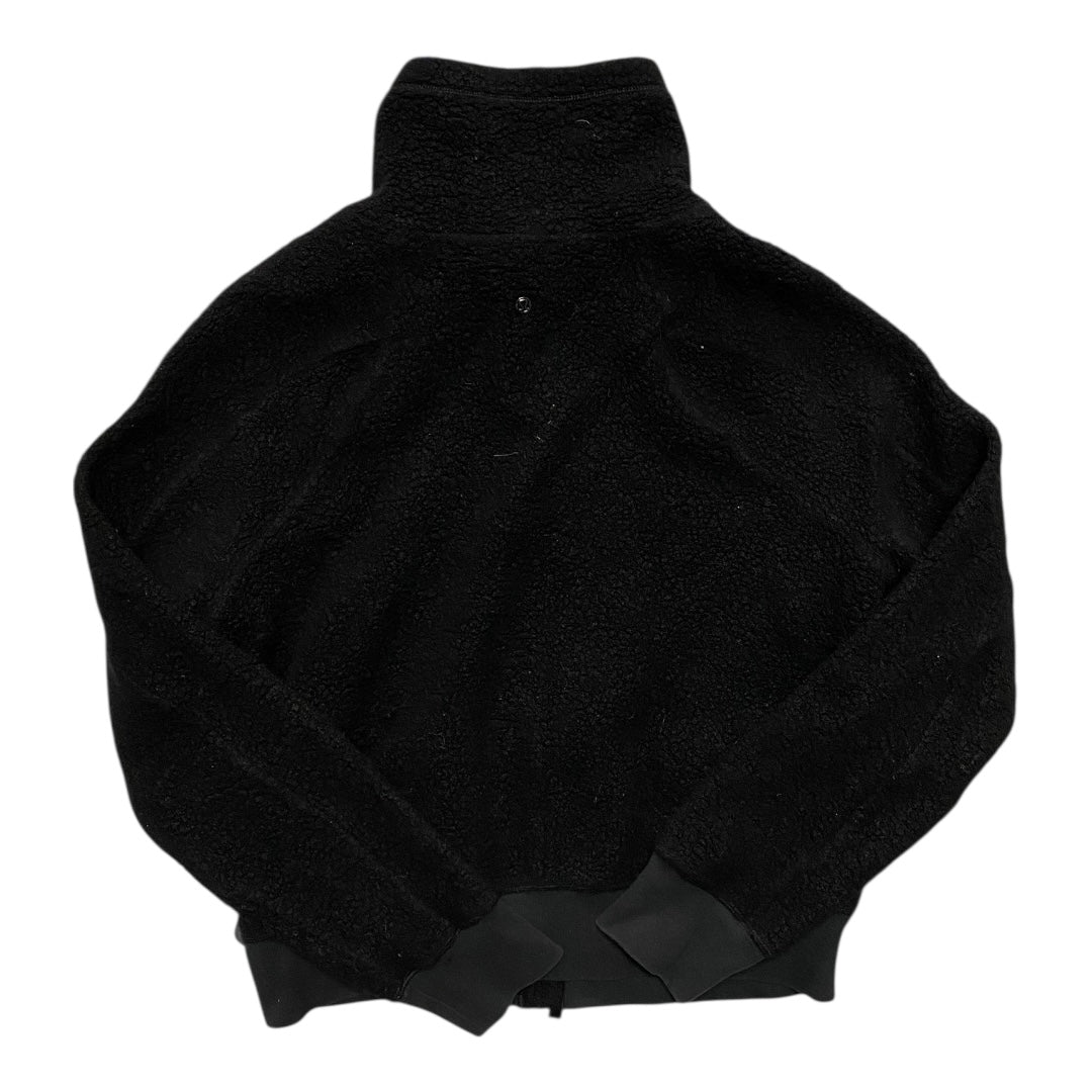 Athletic Jacket By Lululemon In Black, Size:12