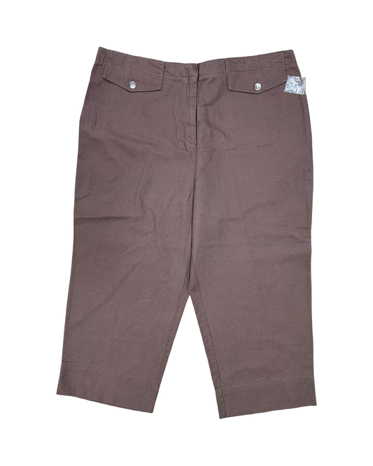Pants Chinos & Khakis By Northcrest In Brown, Size:22