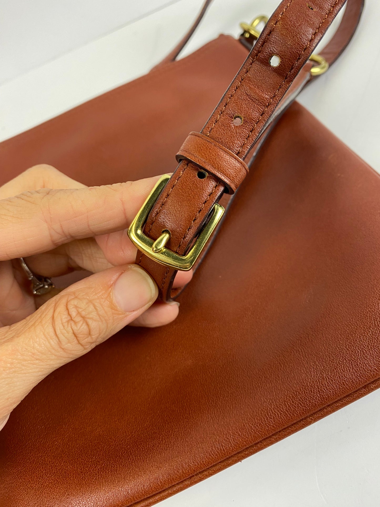 Crossbody Designer By Coach, Size: Medium