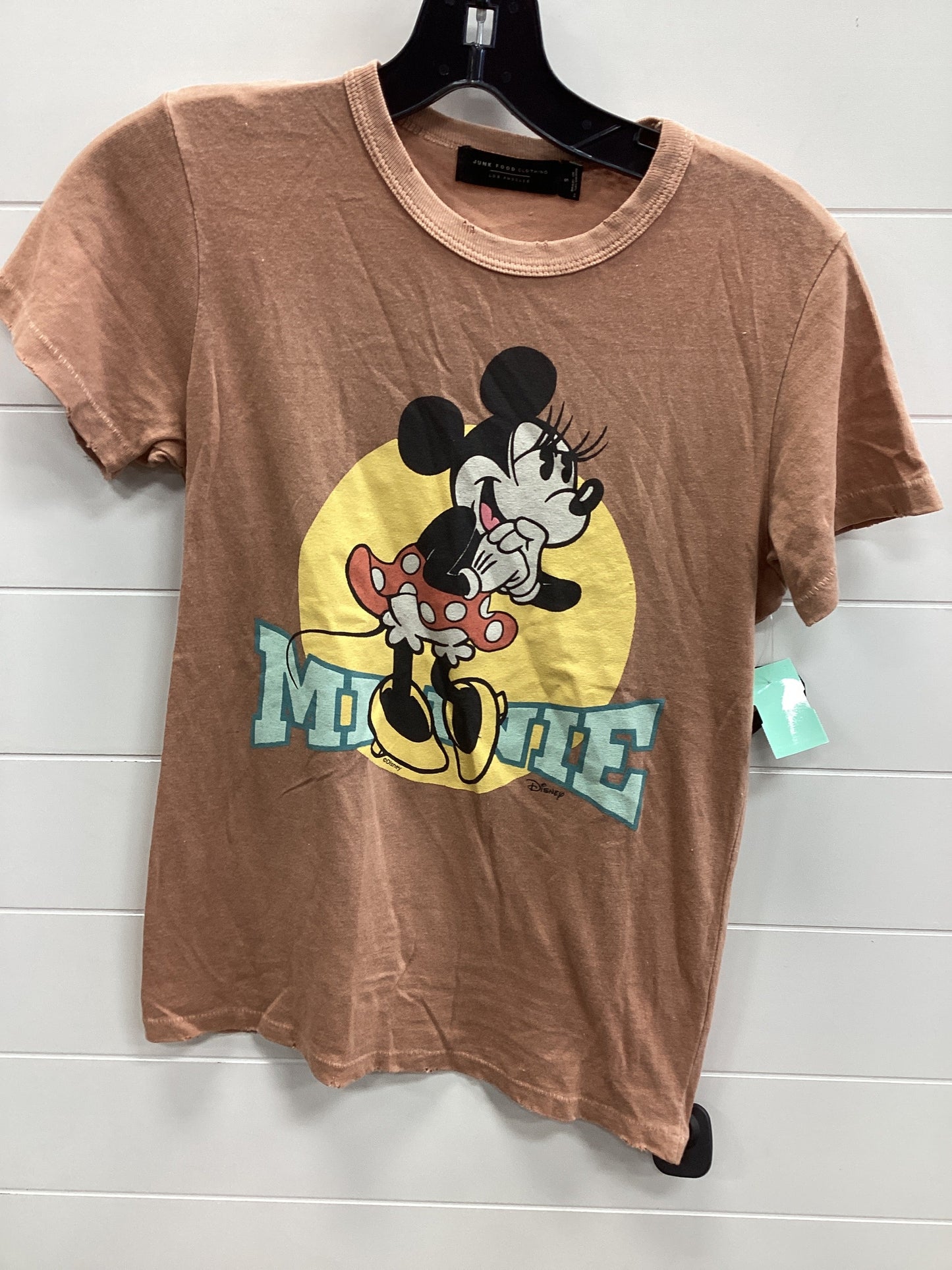 Top Ss By Junk Food In Brown, Size:S