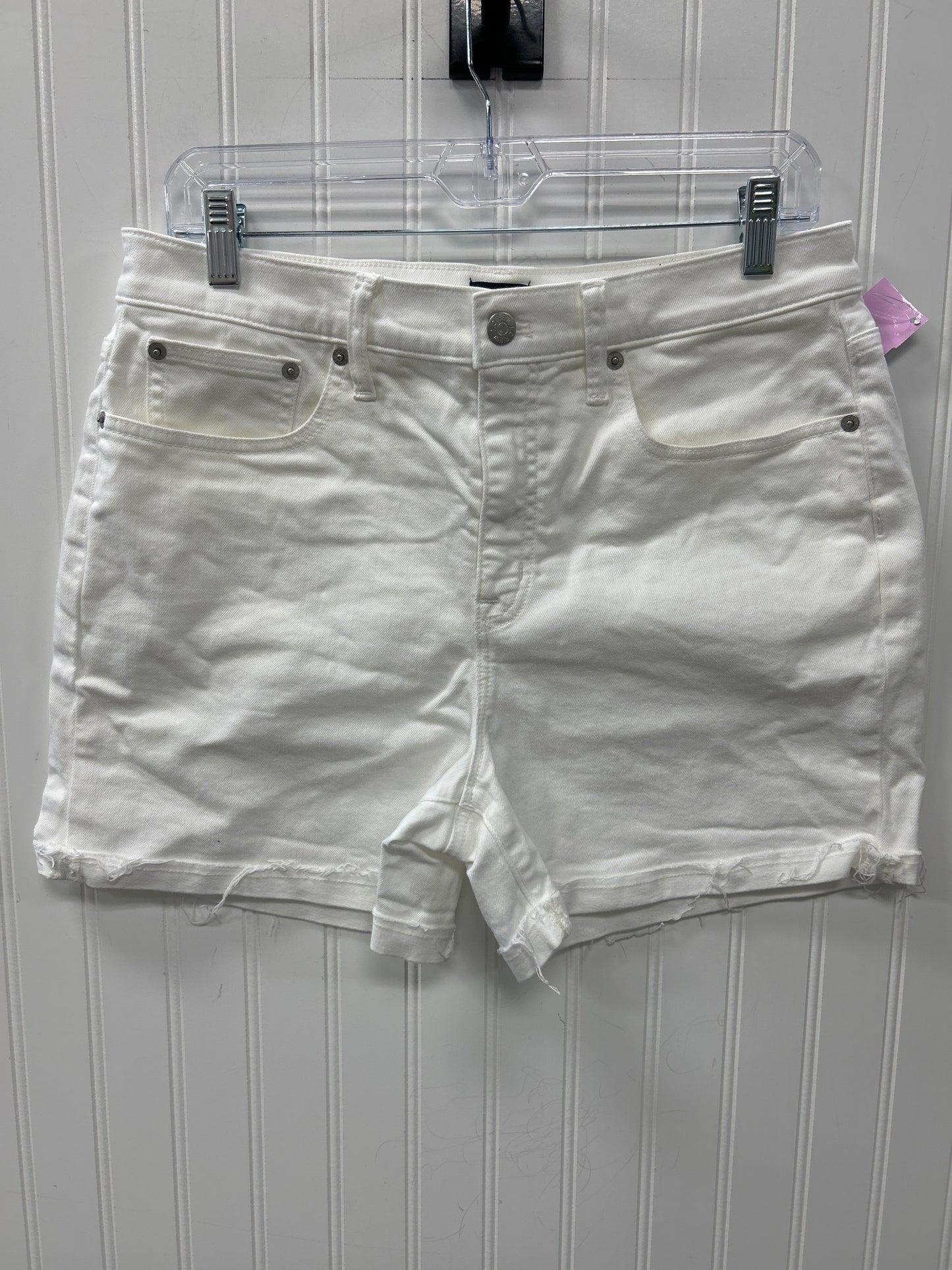 Shorts By J. Crew In White Denim, Size:6