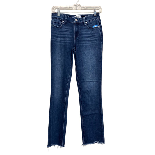 Jeans Straight By Paige In Blue Denim, Size:2