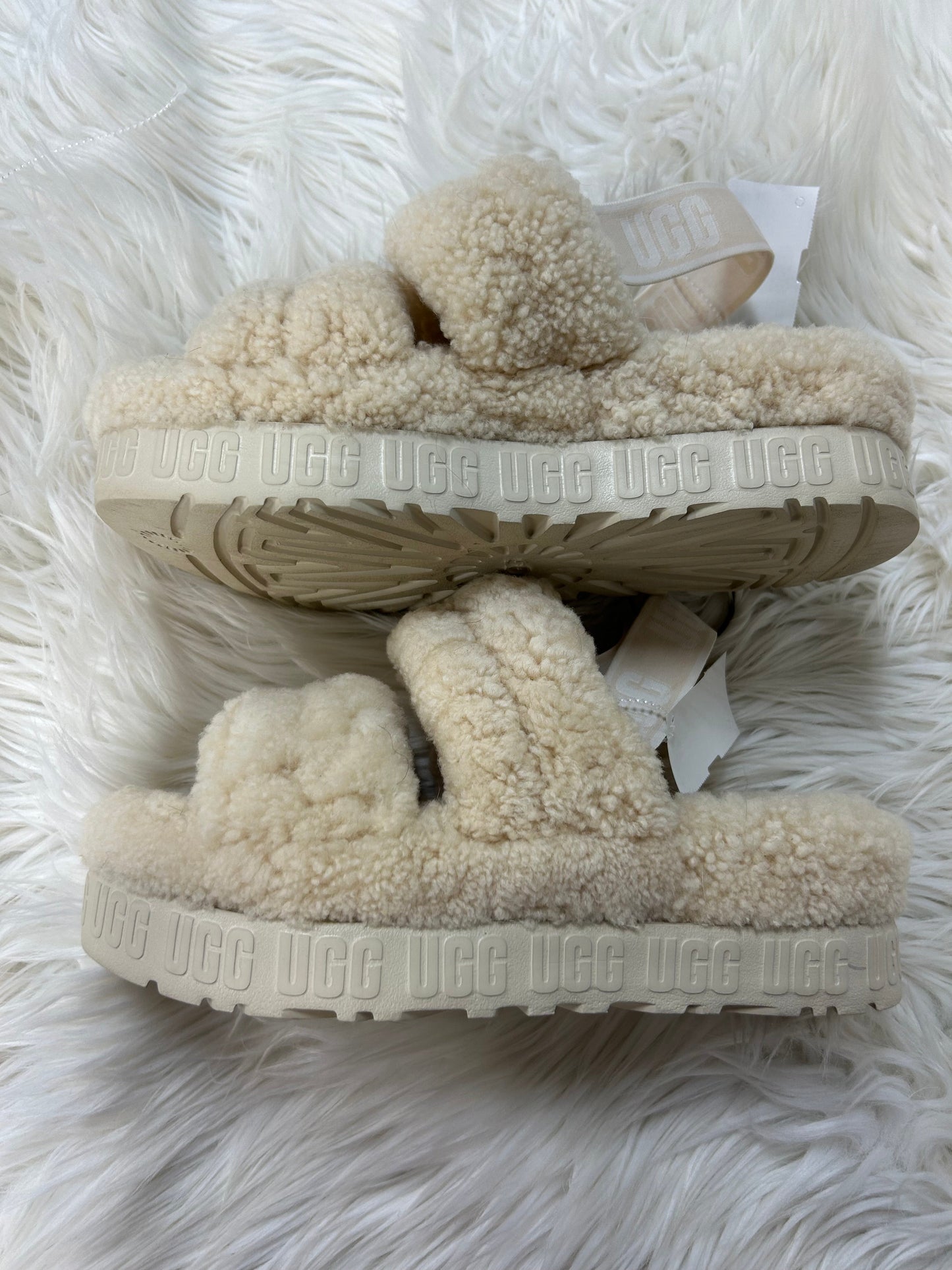 Sandals Designer By Ugg In Cream, Size:8
