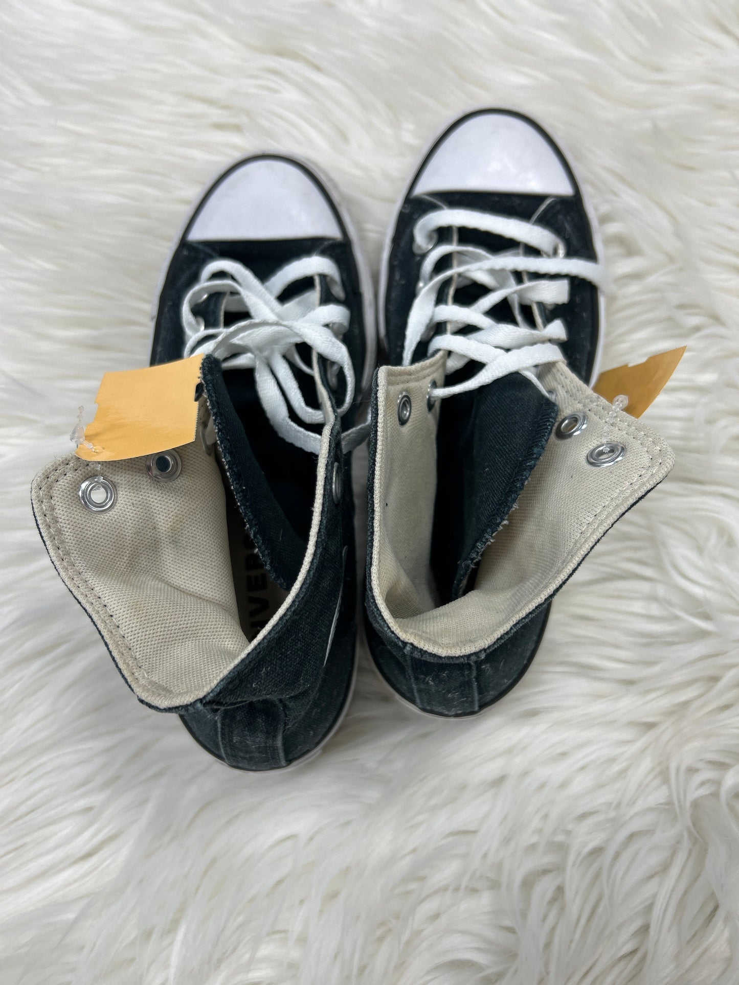 Shoes Sneakers Platform By Converse In Black, Size:6