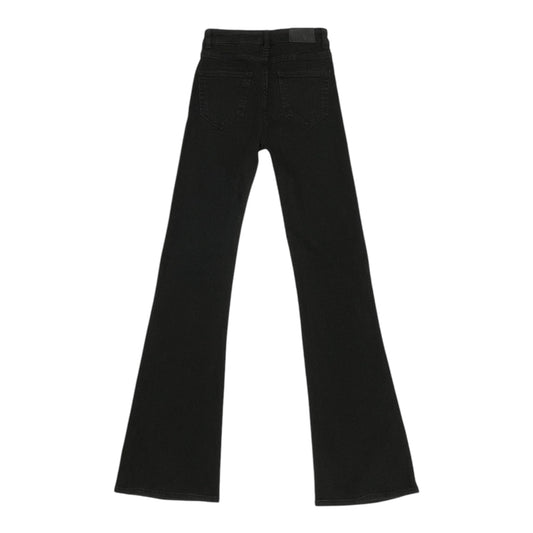 Jeans Flared By Zara In Black Denim, Size:2