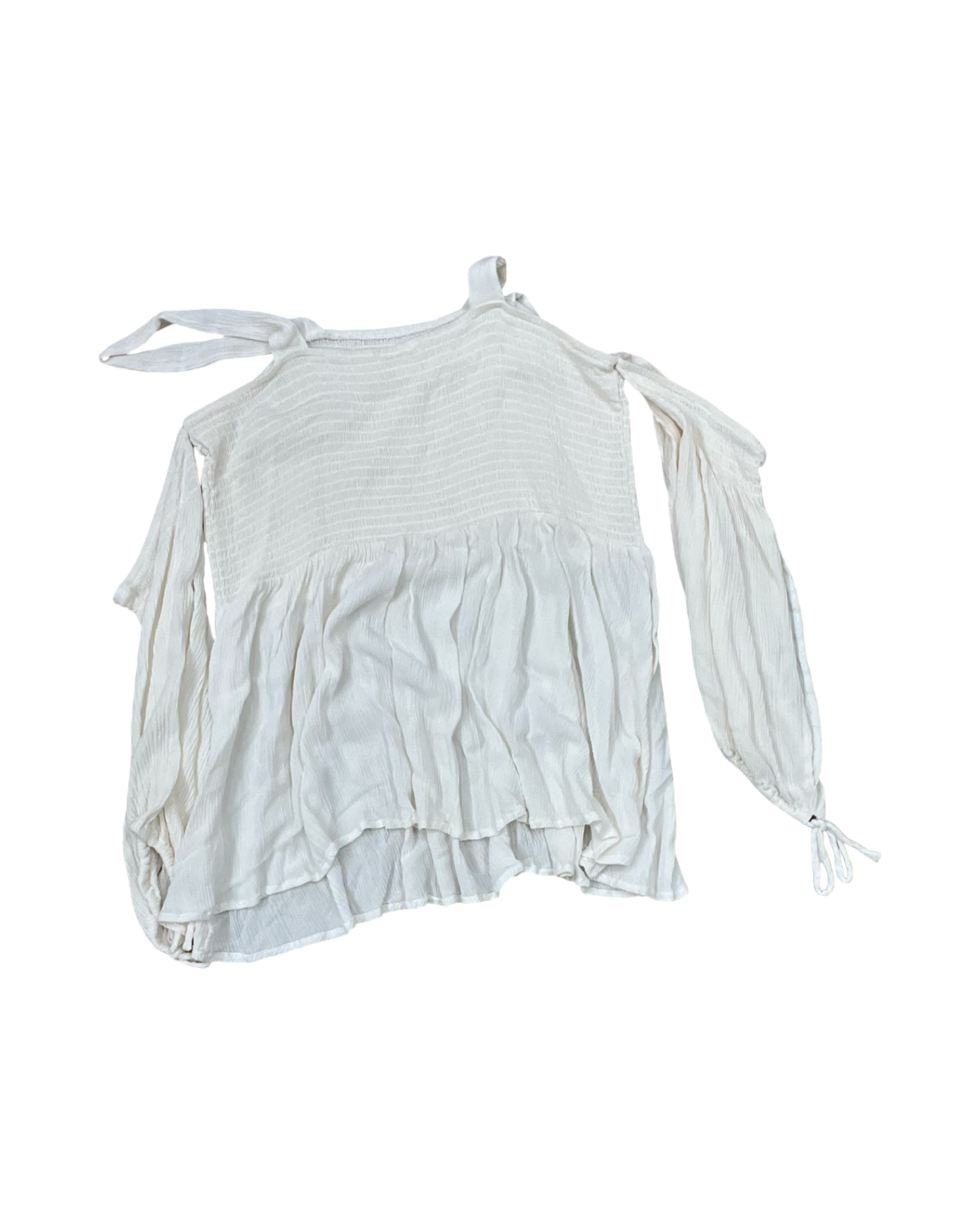 Top 3/4 Sleeve By Charming Charlie In Cream, Size:Xl