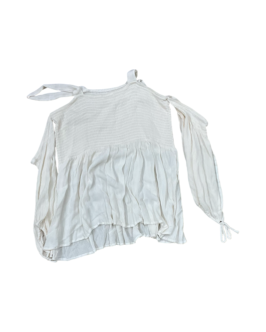Top 3/4 Sleeve By Charming Charlie In Cream, Size:Xl