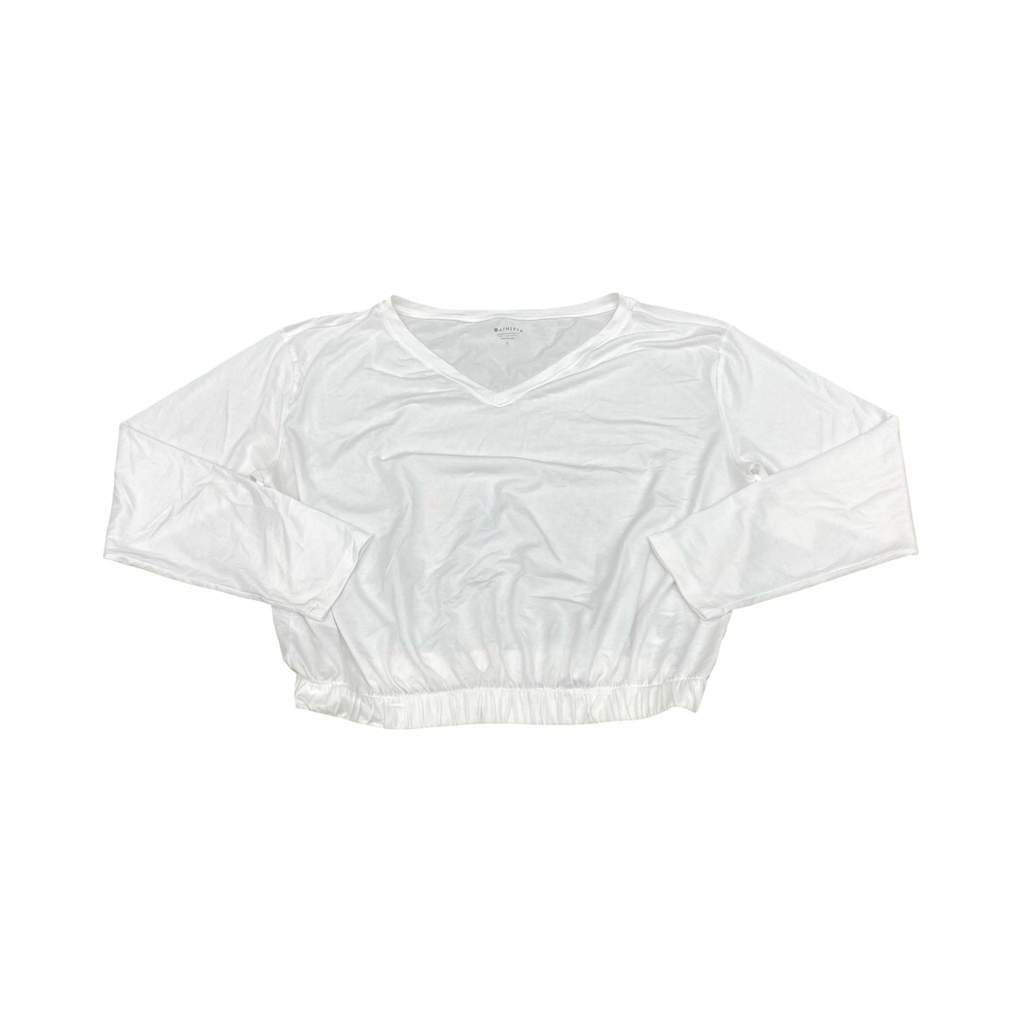 Top Ls By Athleta In White, Size:L