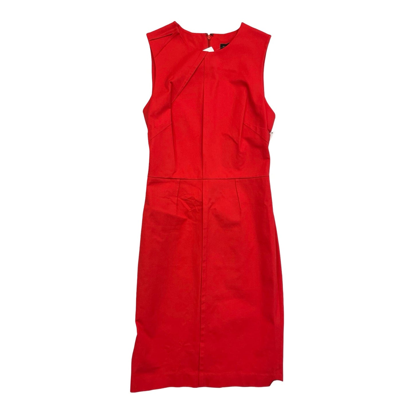 Dress Casual Midi By Banana Republic In Red, Size:8