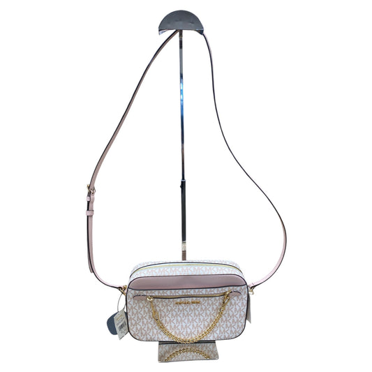 Handbag Designer By Michael Kors In Rose Gold, Size:Medium