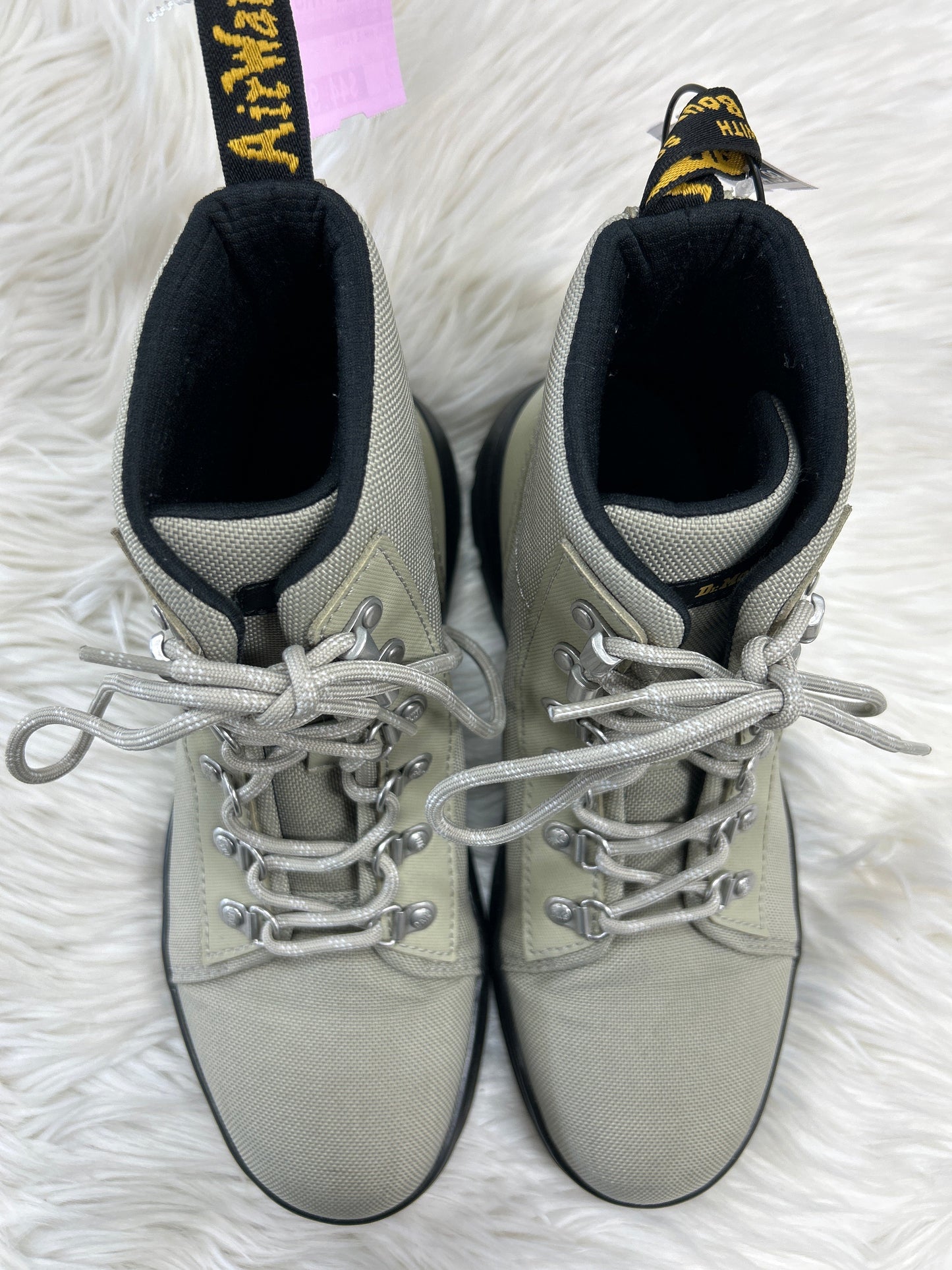 Boots Ankle Flats By Dr Martens In Grey, Size:9