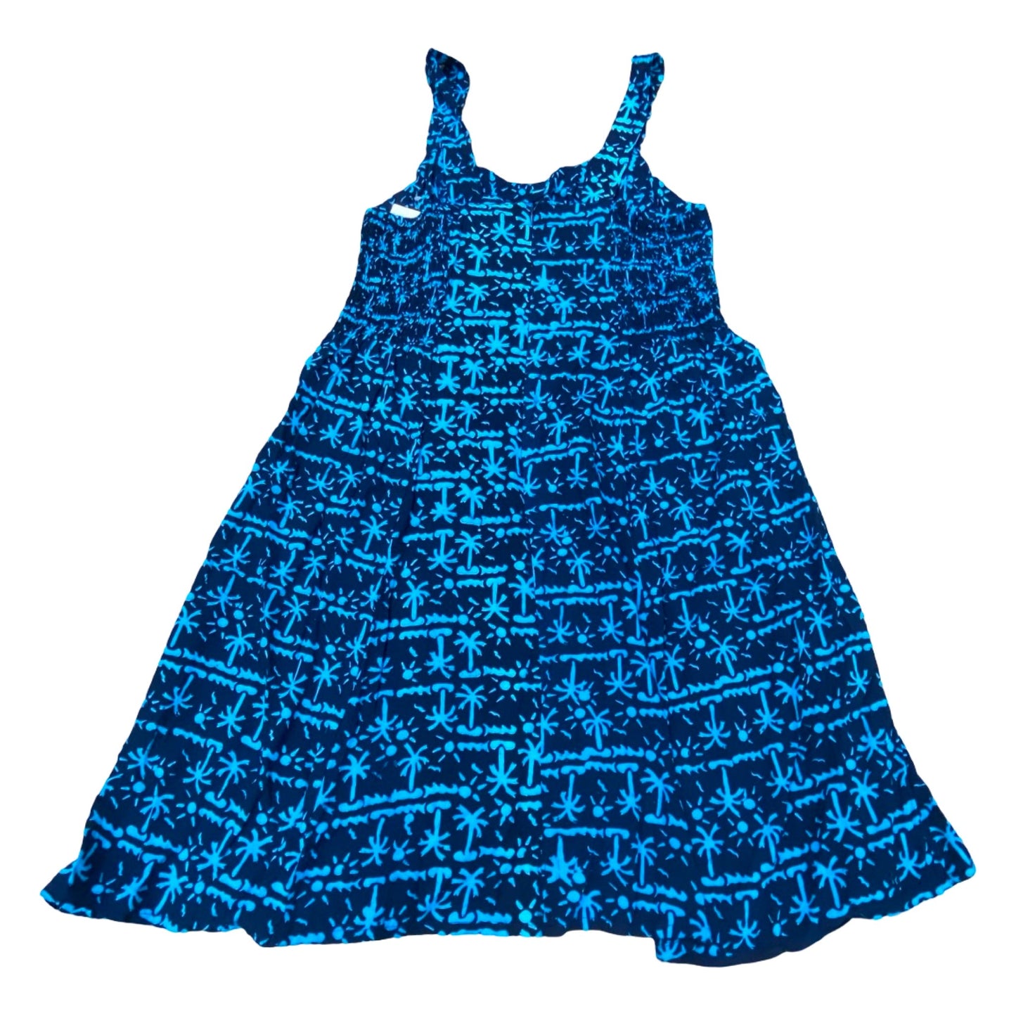 Dress Casual Midi By Bali Batiks In Blue, Size:L