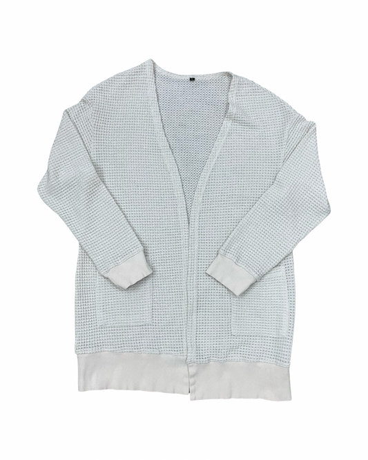 Sweater Cardigan By Clothes Mentor In Beige, Size:L