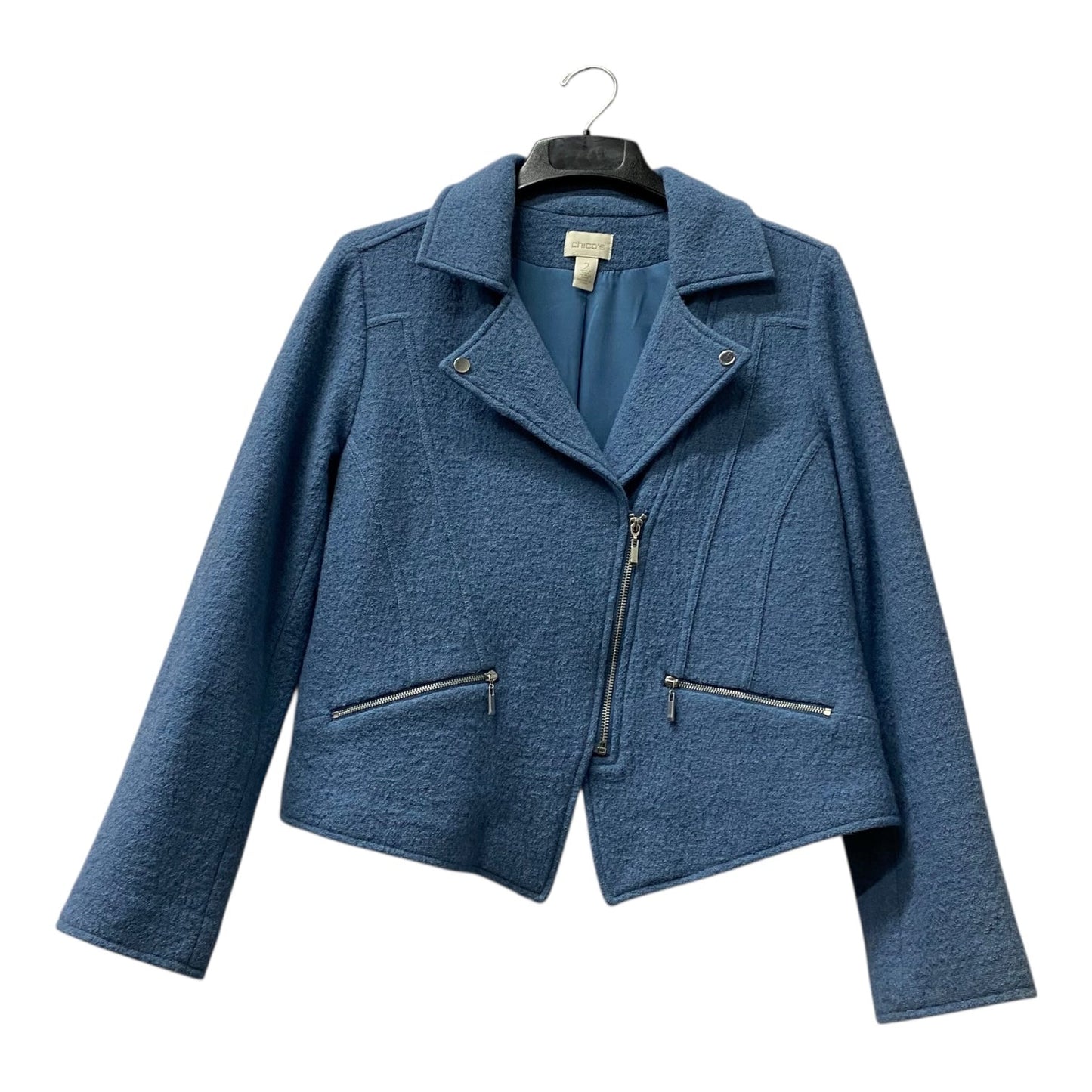 Jacket Other By Chicos In Blue, Size:L